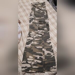 Y2k Camo Cargo Pants